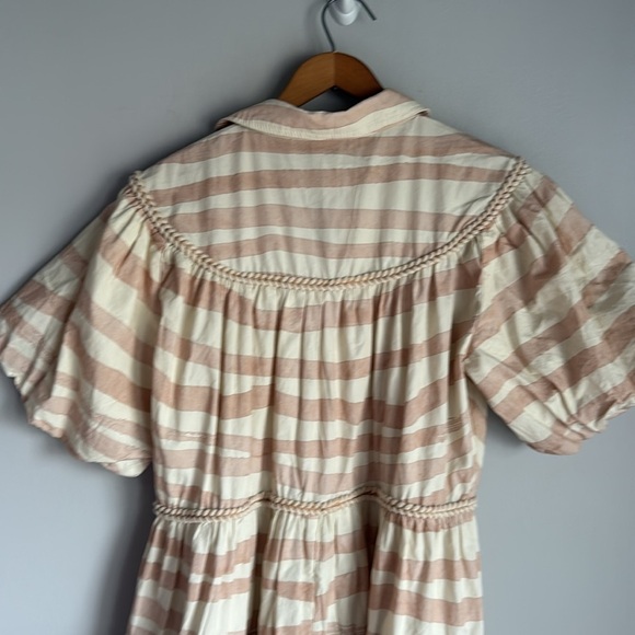 Anthropologie Let Me Be Embroidered Tiered Mini Dress Small - Picture 9 of 15